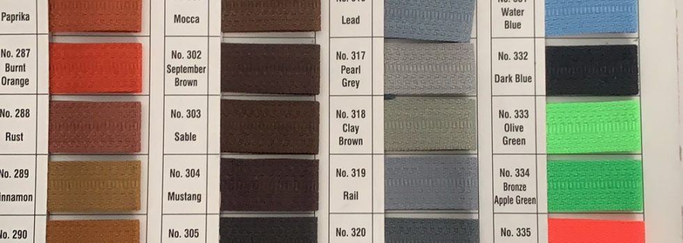 The Color Swatch For Zipper On The Laundry Mesh Bag